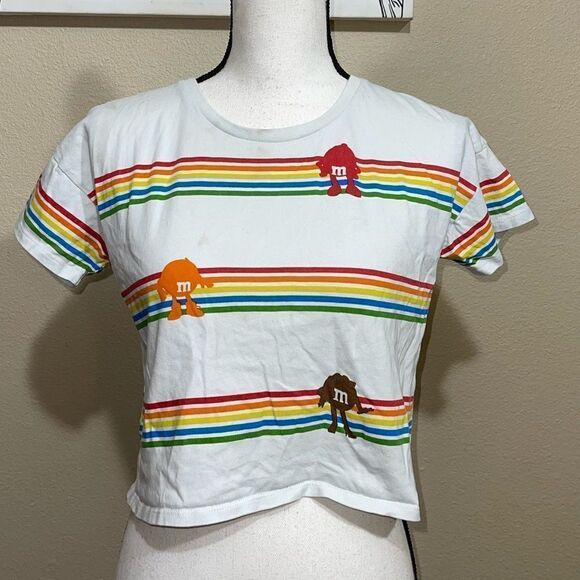 M&M stripe cropped shirt - Picture 1 of 10